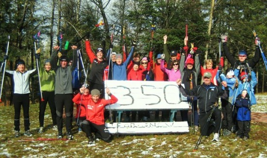 25 participants with a combined to total of 253 Birkie skied